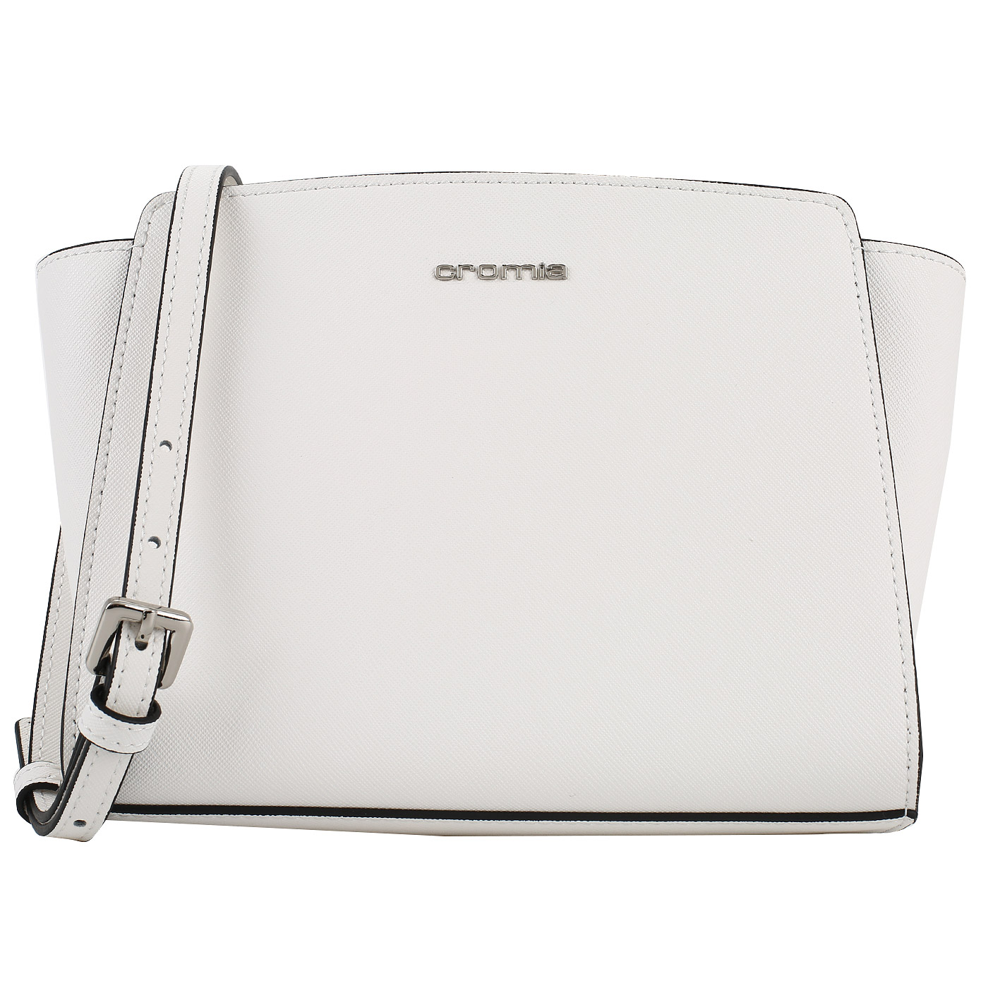 Cromia Белая сафьяновая сумочка