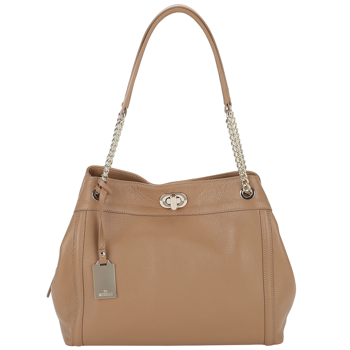 Aurelli Кожаная сумка с длинными ручками