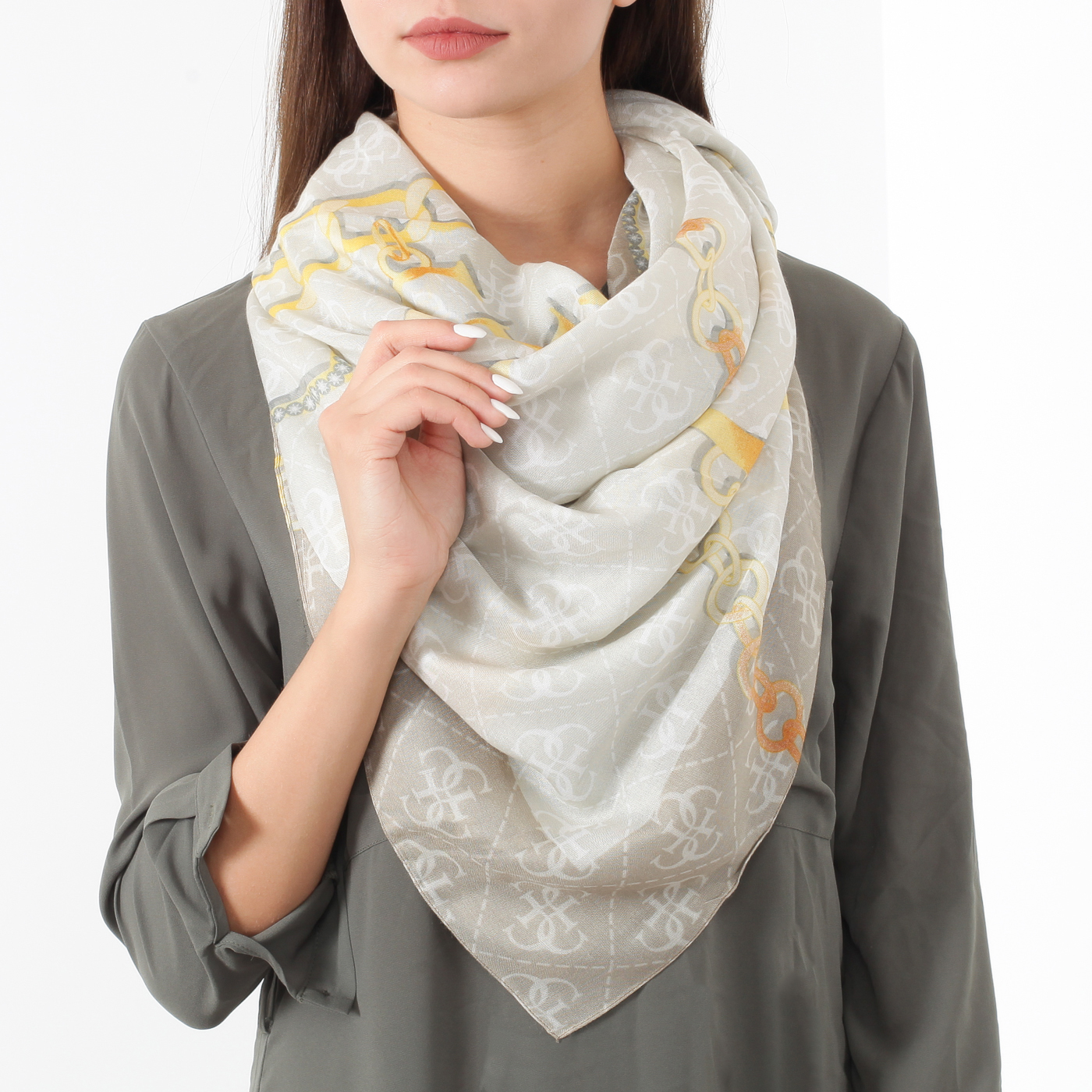 Платок с логотипом бренда Guess Affair