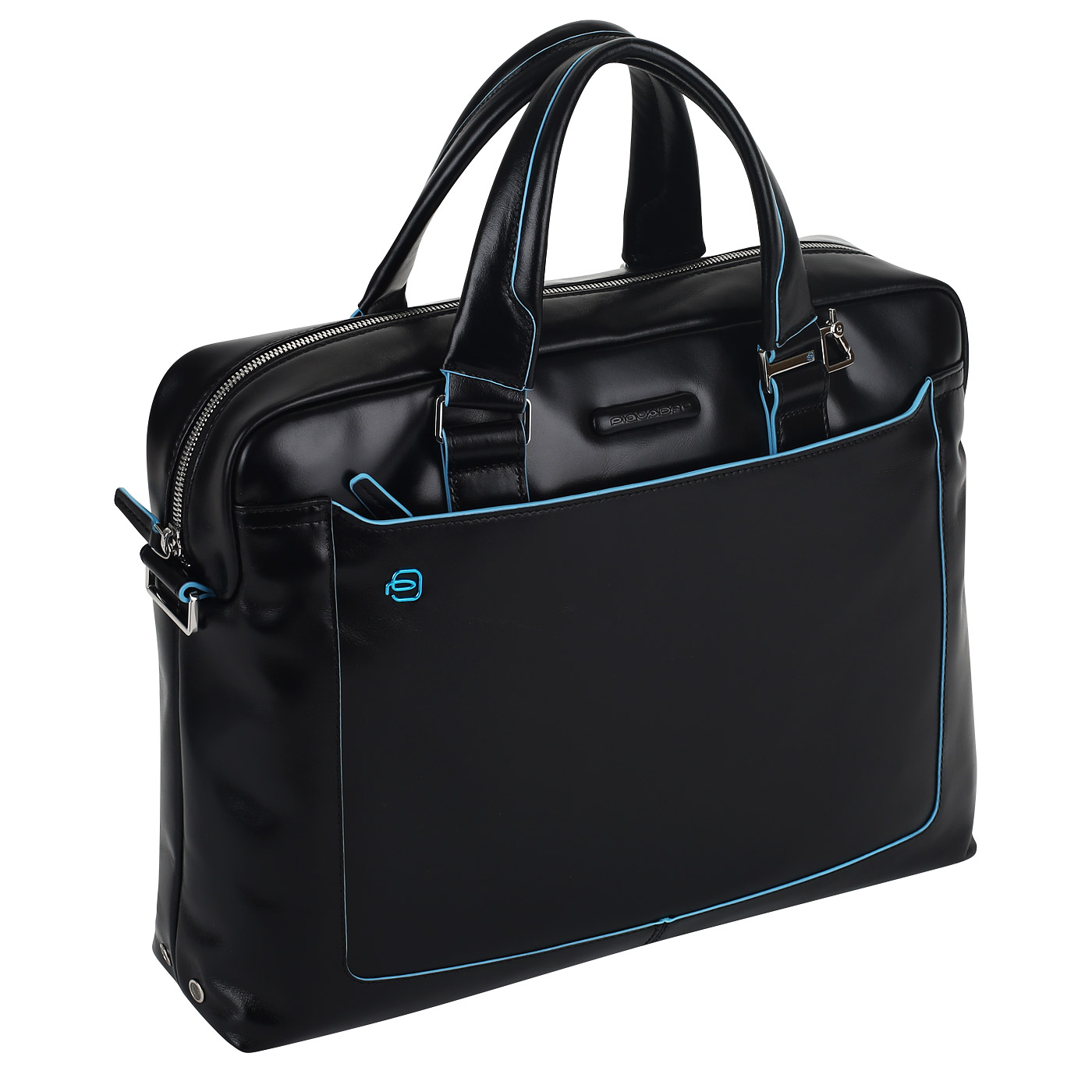 Деловая кожаная сумка Piquadro Blue square