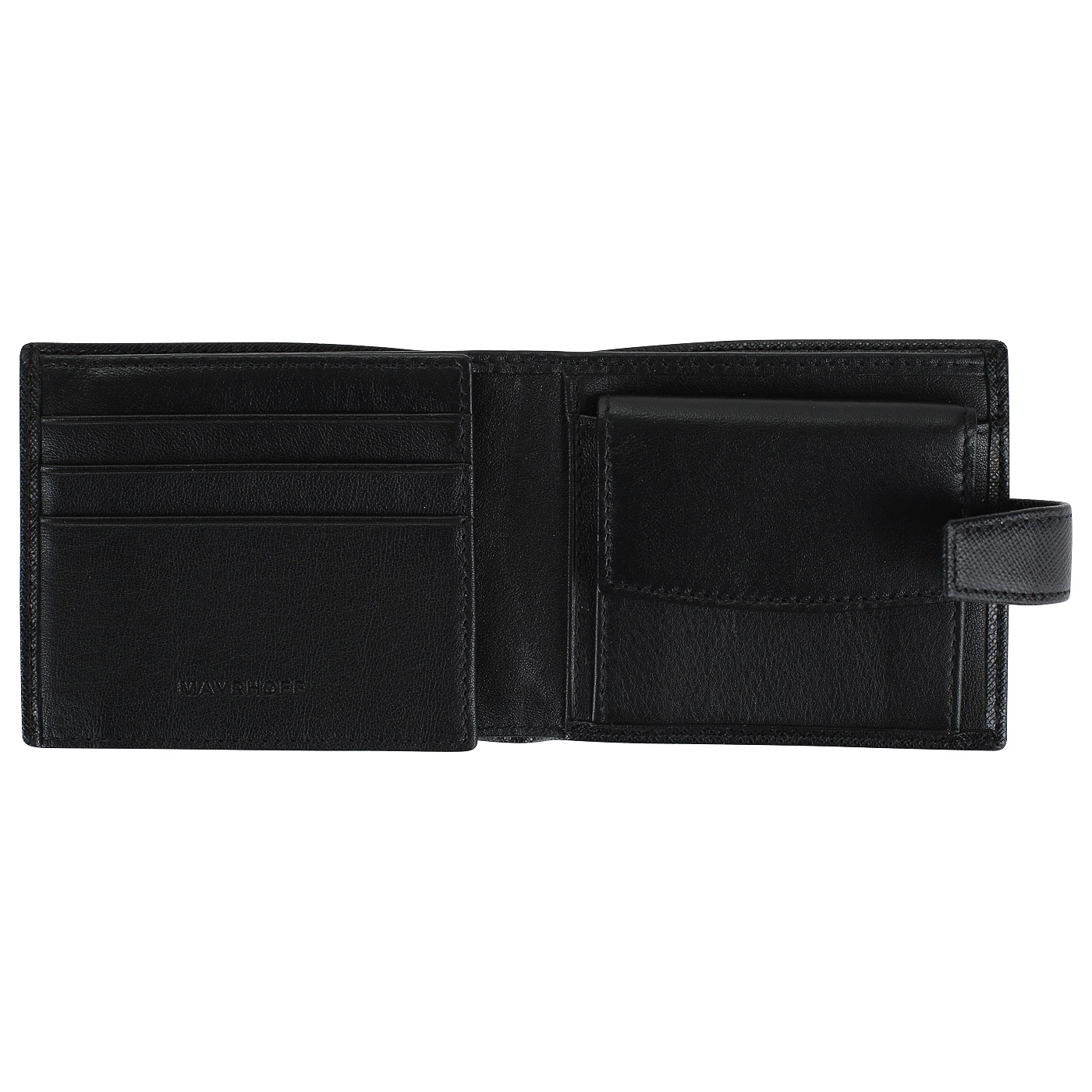 Портмоне из черного сафьяна Mayrhoff Lord Aston