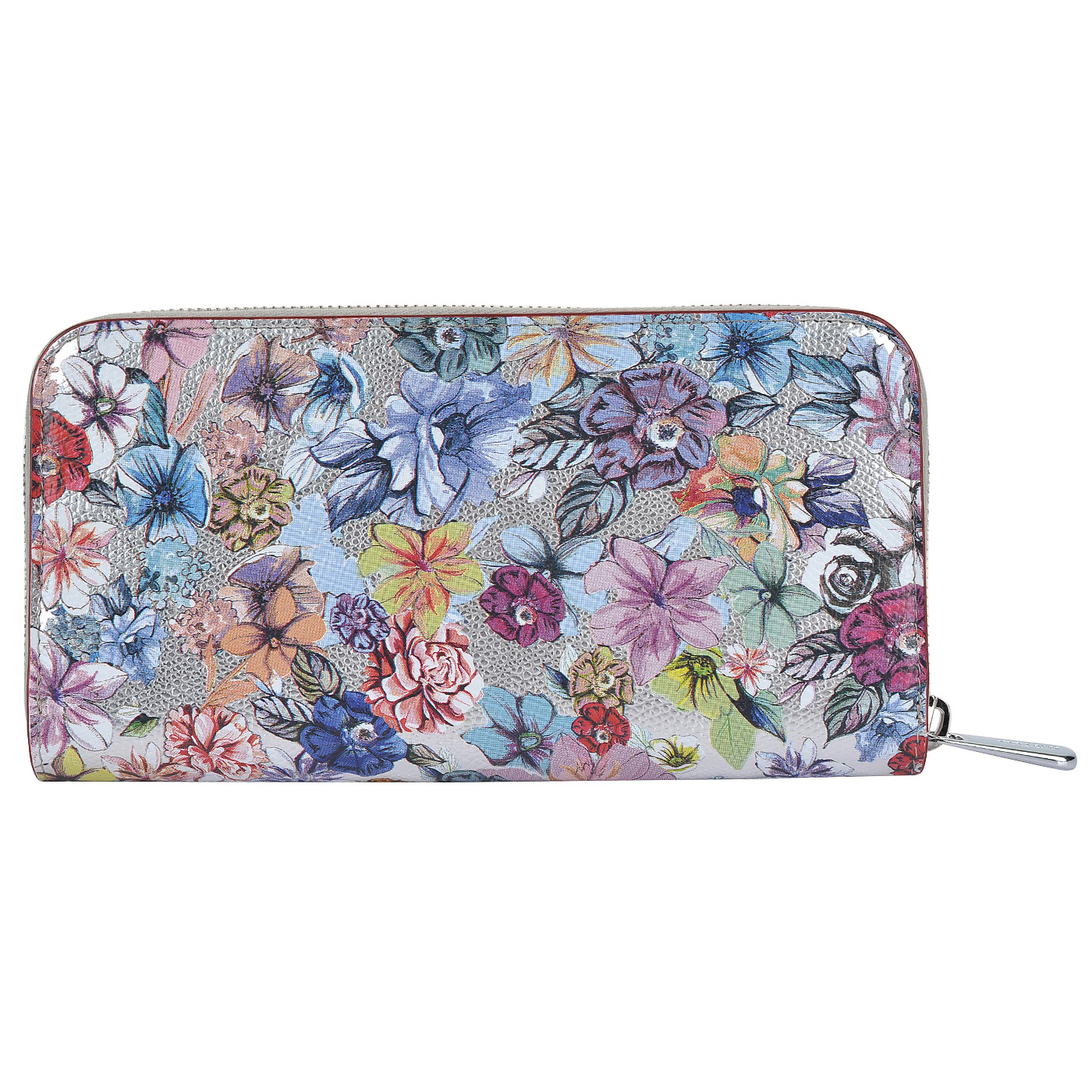 Женское кожаное портмоне с принтом Aurelli Luna fiore