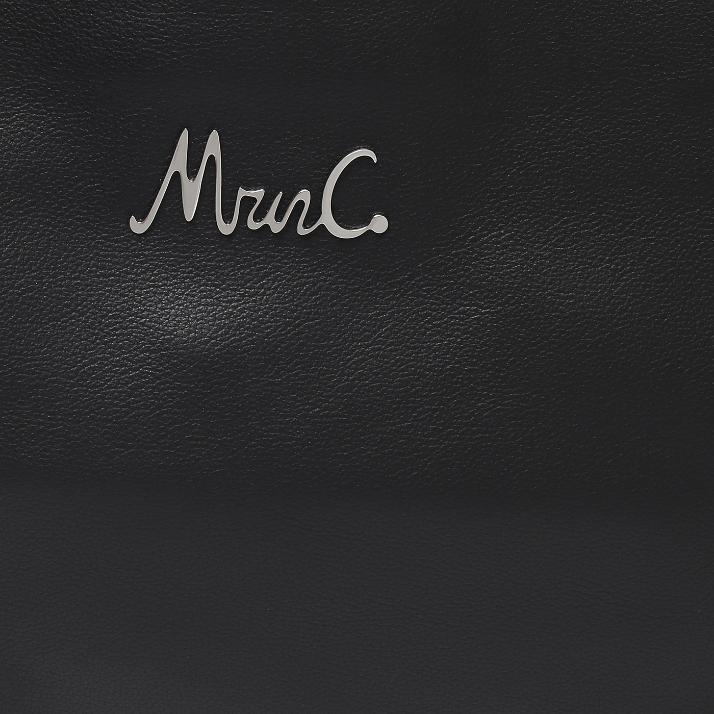 Кожаная сумка с ручками-цепочками Marina Creazioni 