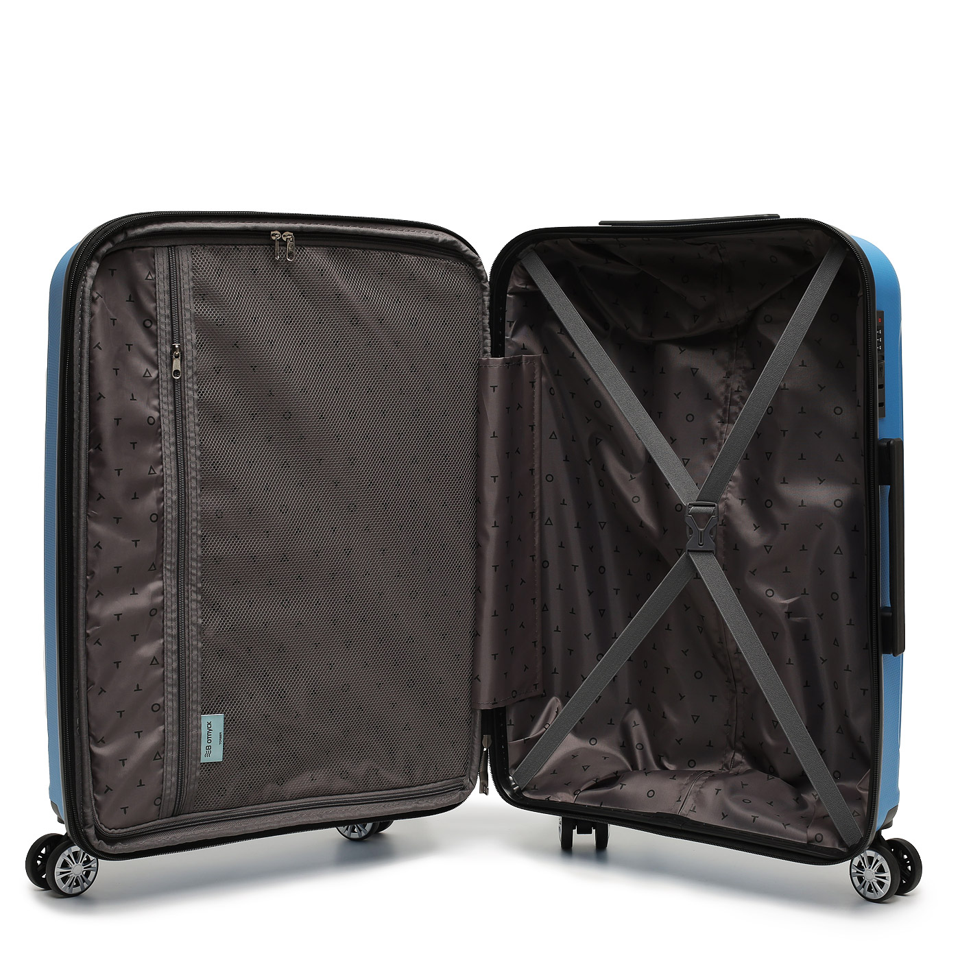 Чемодан средний M из полипропилена Torber 