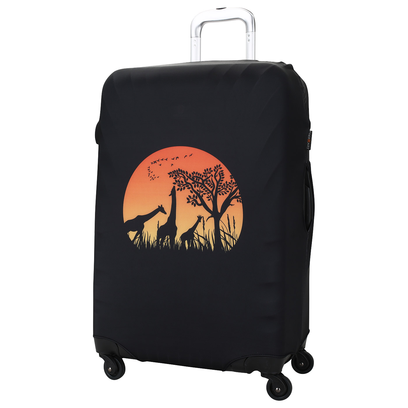 Eberhart Черный чехол для большого чемодана