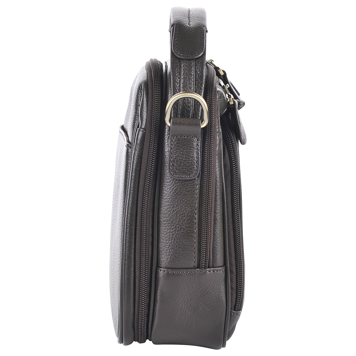 Мужская кожаная сумка через плечо Dr. Koffer 