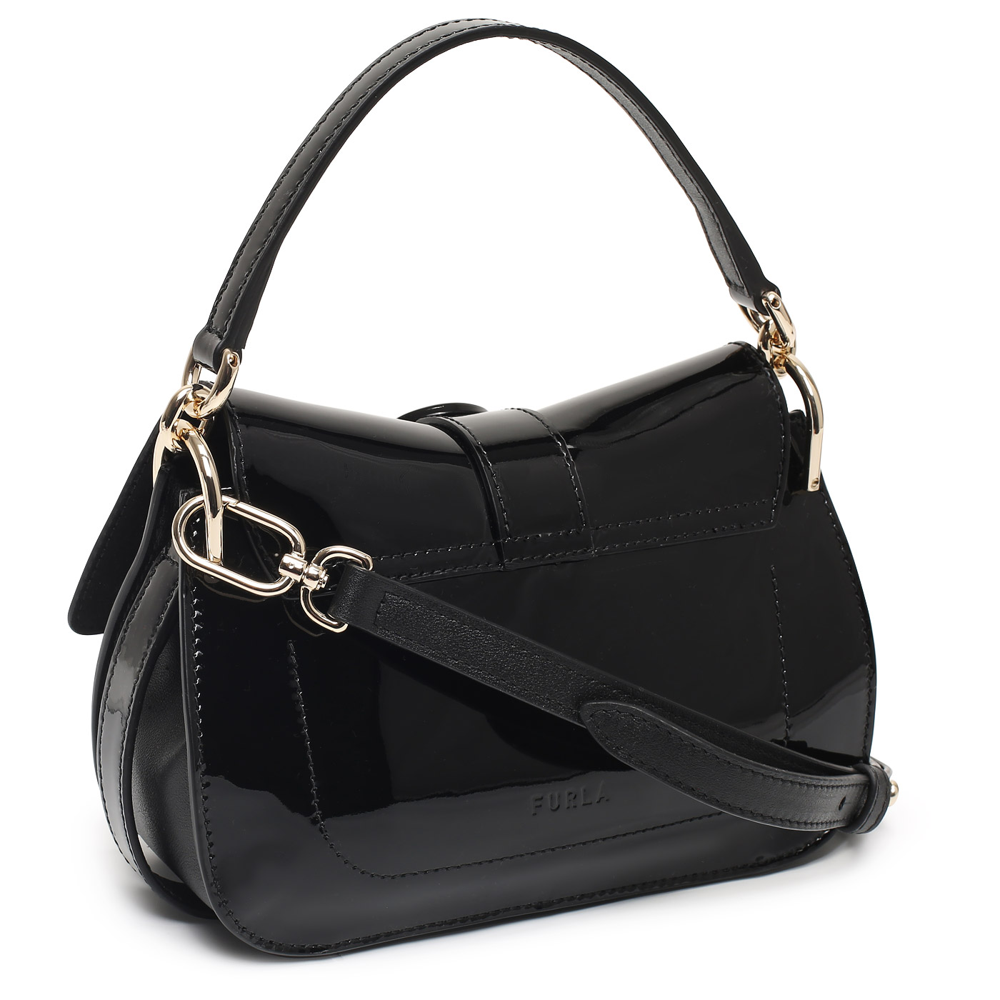 Кожаная сумка Furla Flow