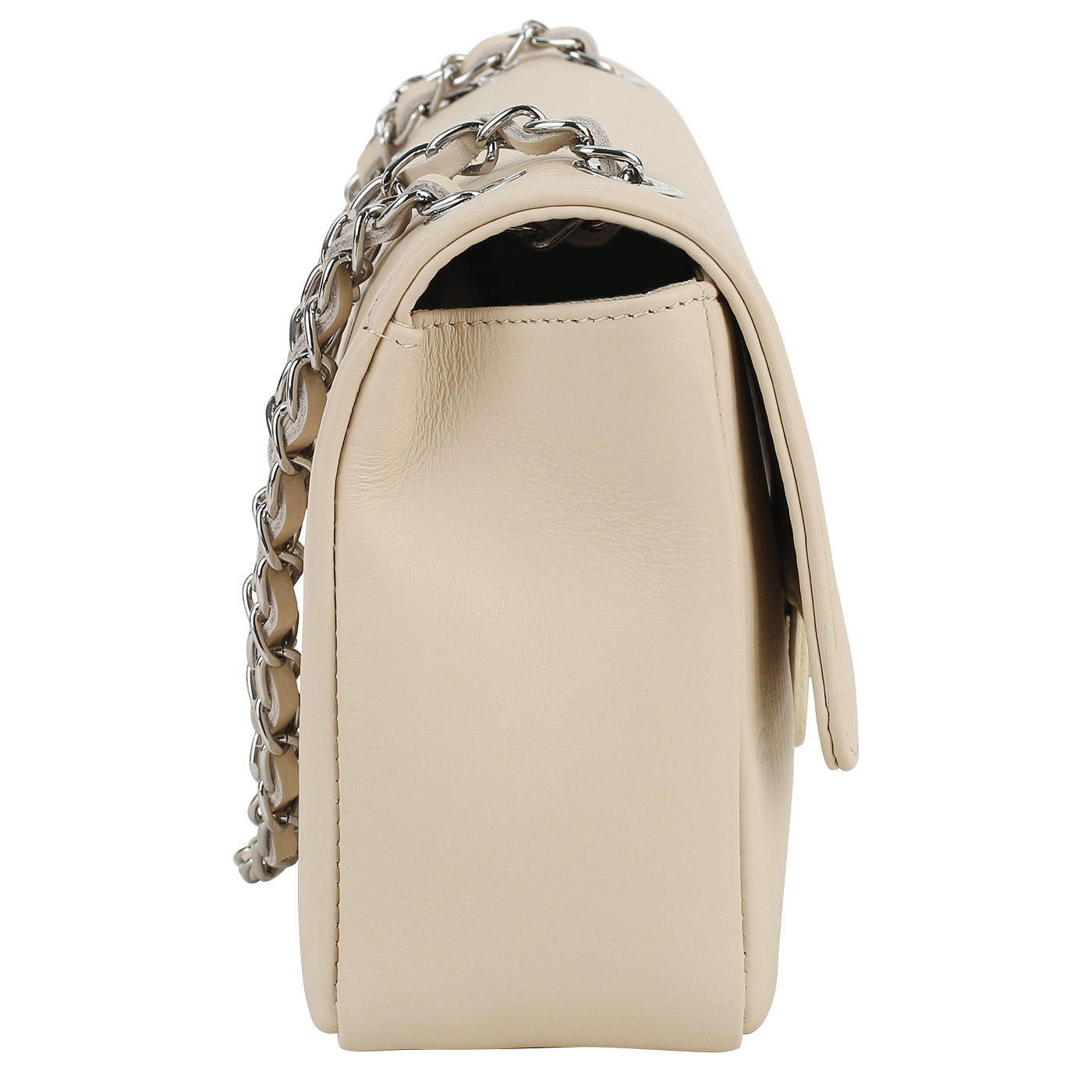 Кожаная сумка с цепочкой Sara Burglar Elena Gem