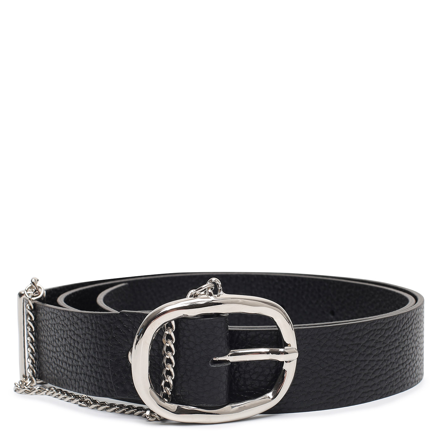 Marina Creazioni Кожаный ремень с цепочкой