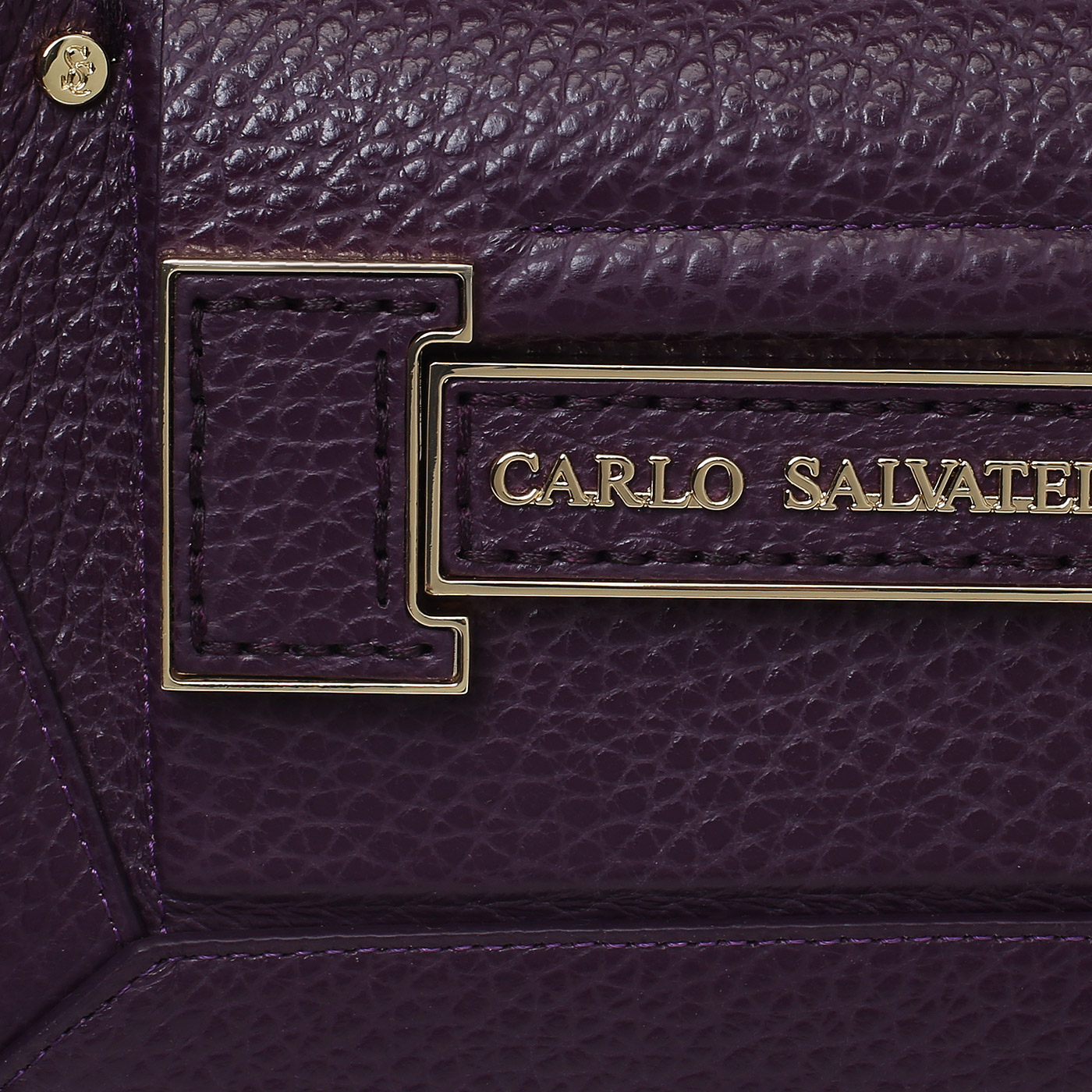 Кожаная сумка Carlo Salvatelli Marta cervino