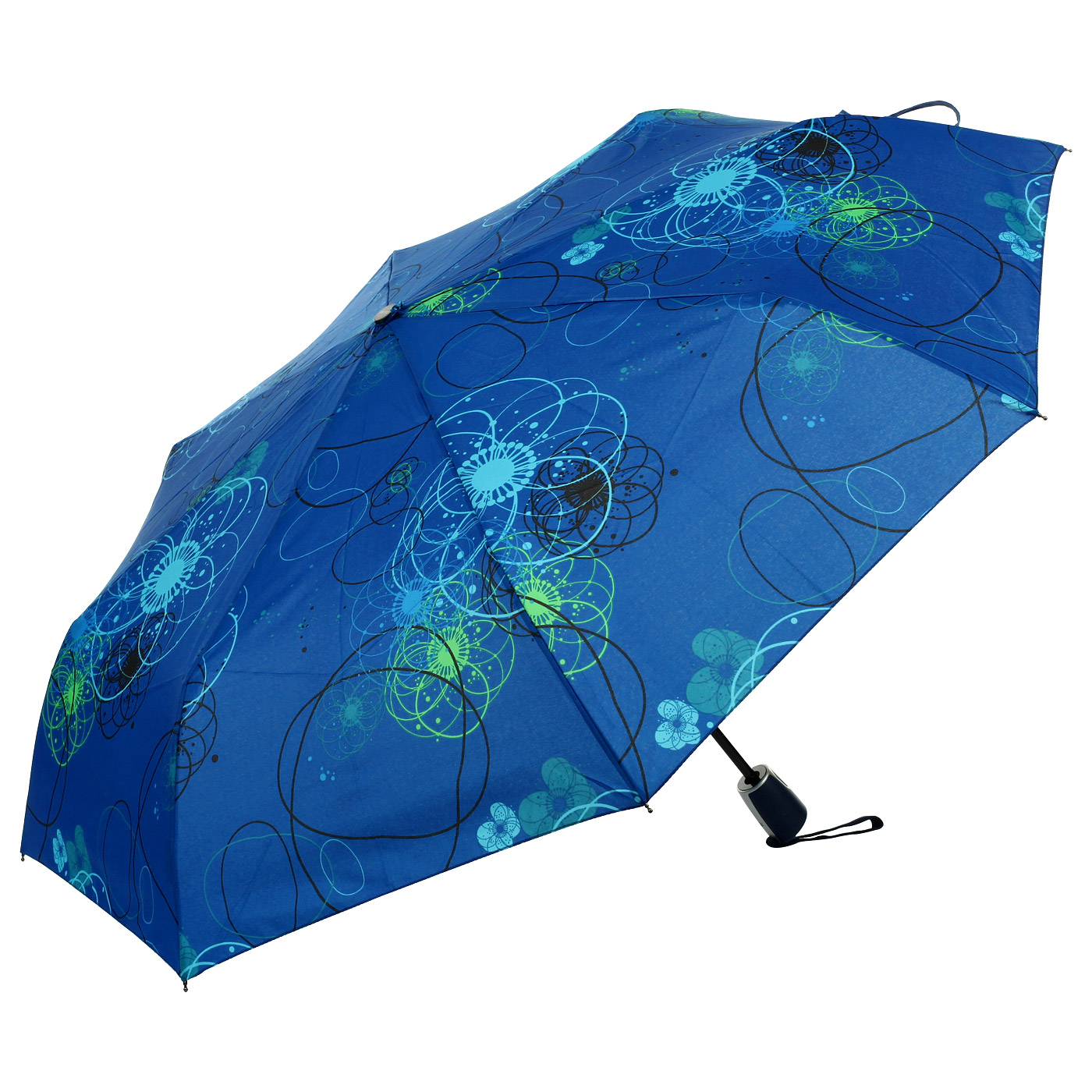 Doppler Синий зонт с принтом