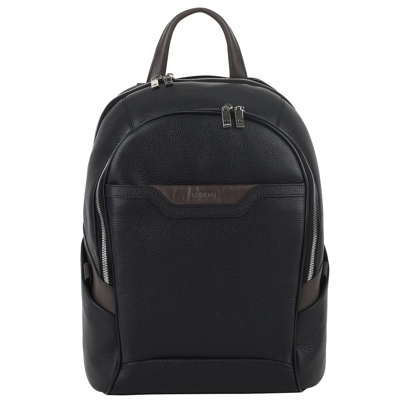 Stevens Мужской кожаный рюкзак с отделением для ноутбука