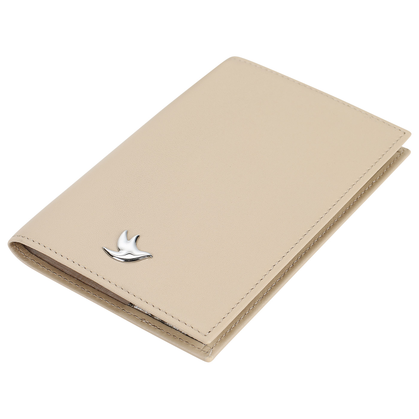 Обложка для паспорта из гладкой кожи Aurelli Luna tropico