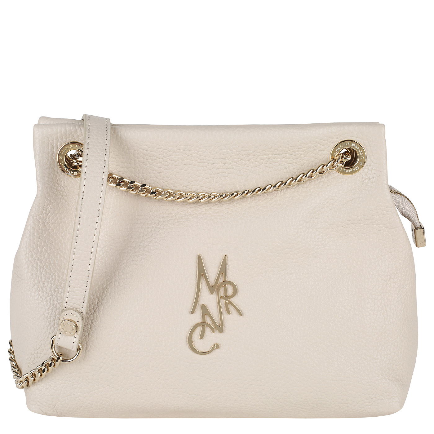 Marina Creazioni Кожаная сумка с цепочкой