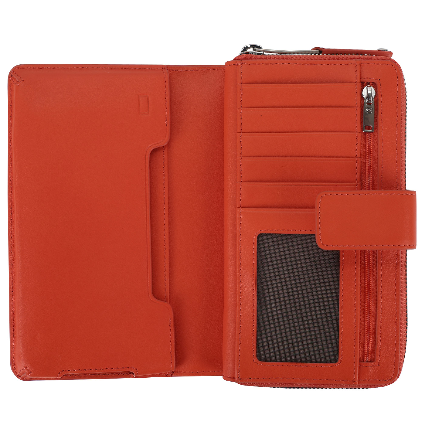 Кожаное портмоне с двумя отделами Piquadro Tag